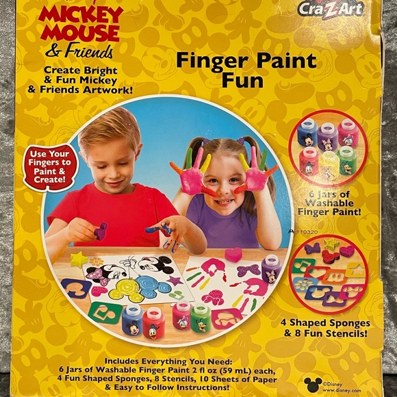 Cra-Z-Art Mickey Mouse Finger Paint Fun - Picture 2 of 2